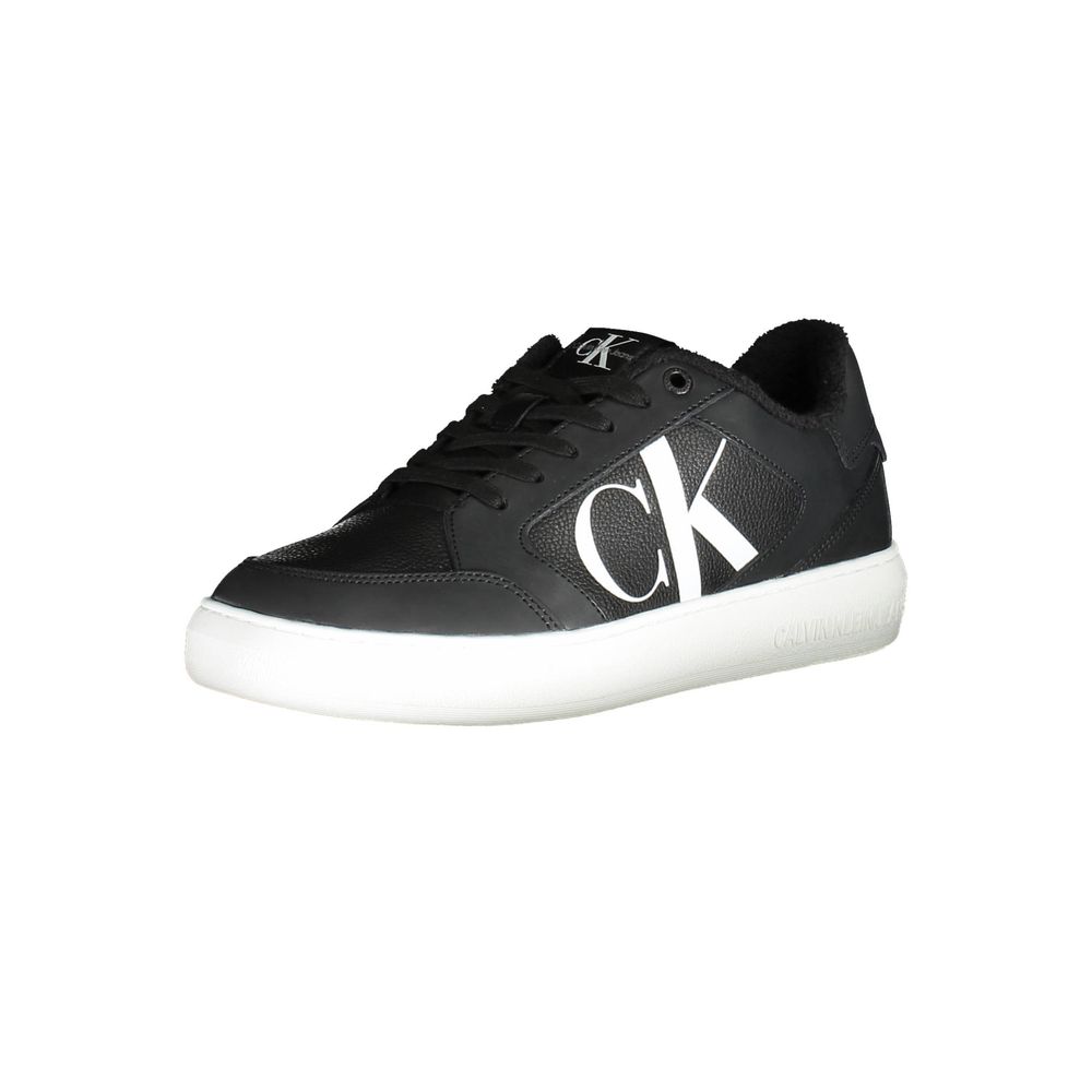 Baskets noires en polyester Calvin Klein