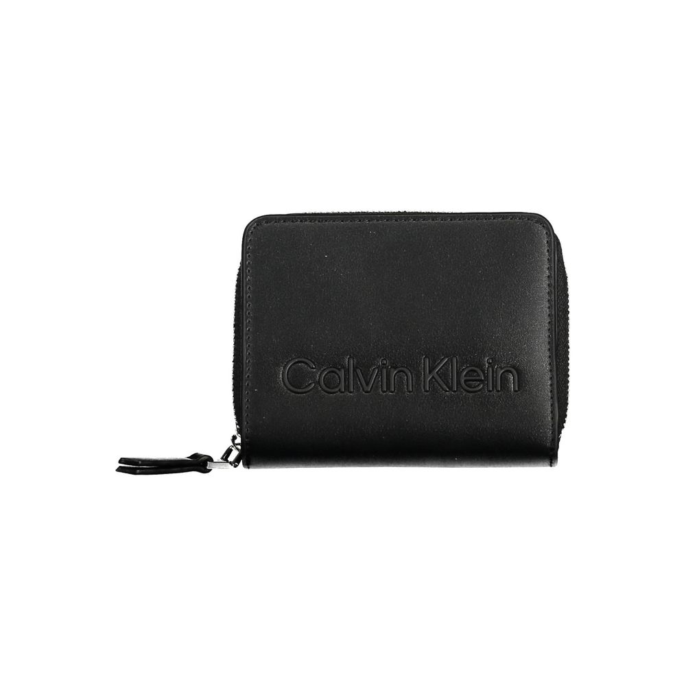Portefeuille en polyéthylène noir Calvin Klein