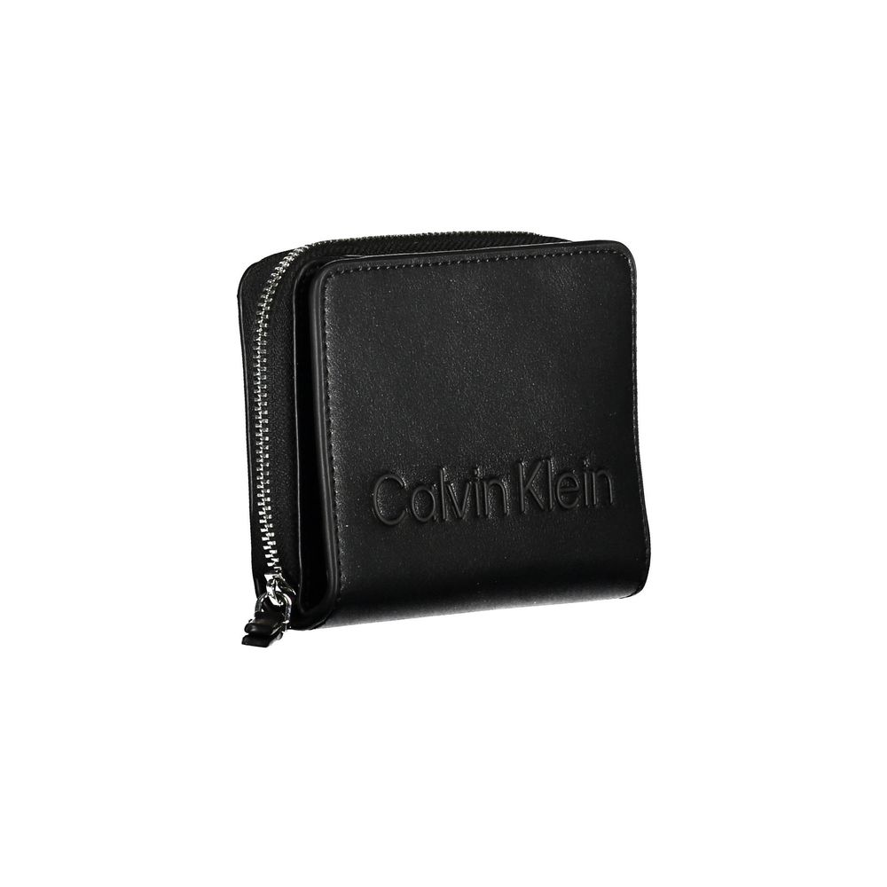 Portefeuille en polyéthylène noir Calvin Klein