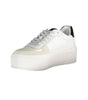 Calvin Klein White Polyester Sneaker
