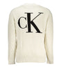 Calvin Klein White Cotton Sweater
