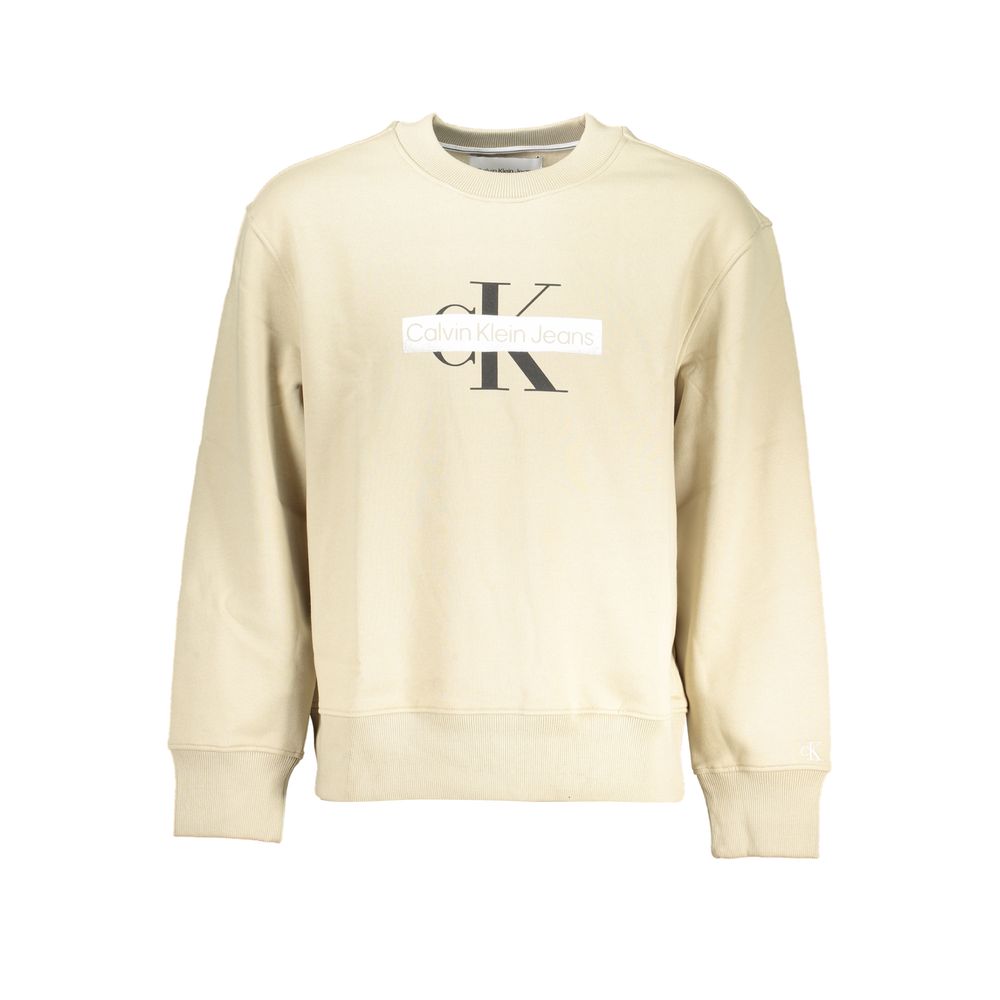 Pull en coton beige Calvin Klein
