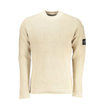 Pull en coton beige Calvin Klein