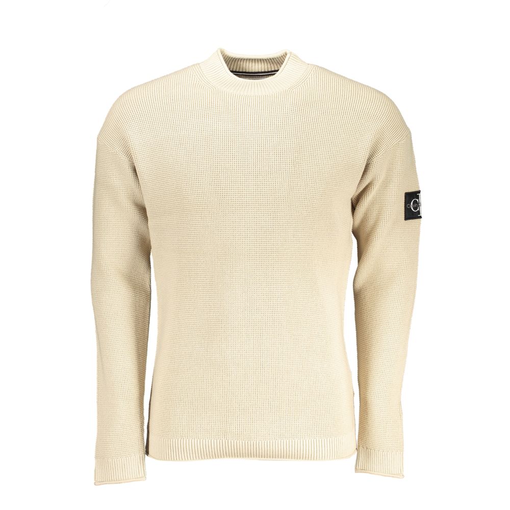 Pull en coton beige Calvin Klein