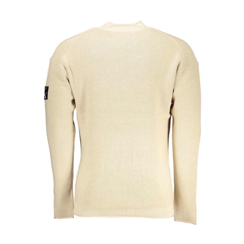 Pull en coton beige Calvin Klein