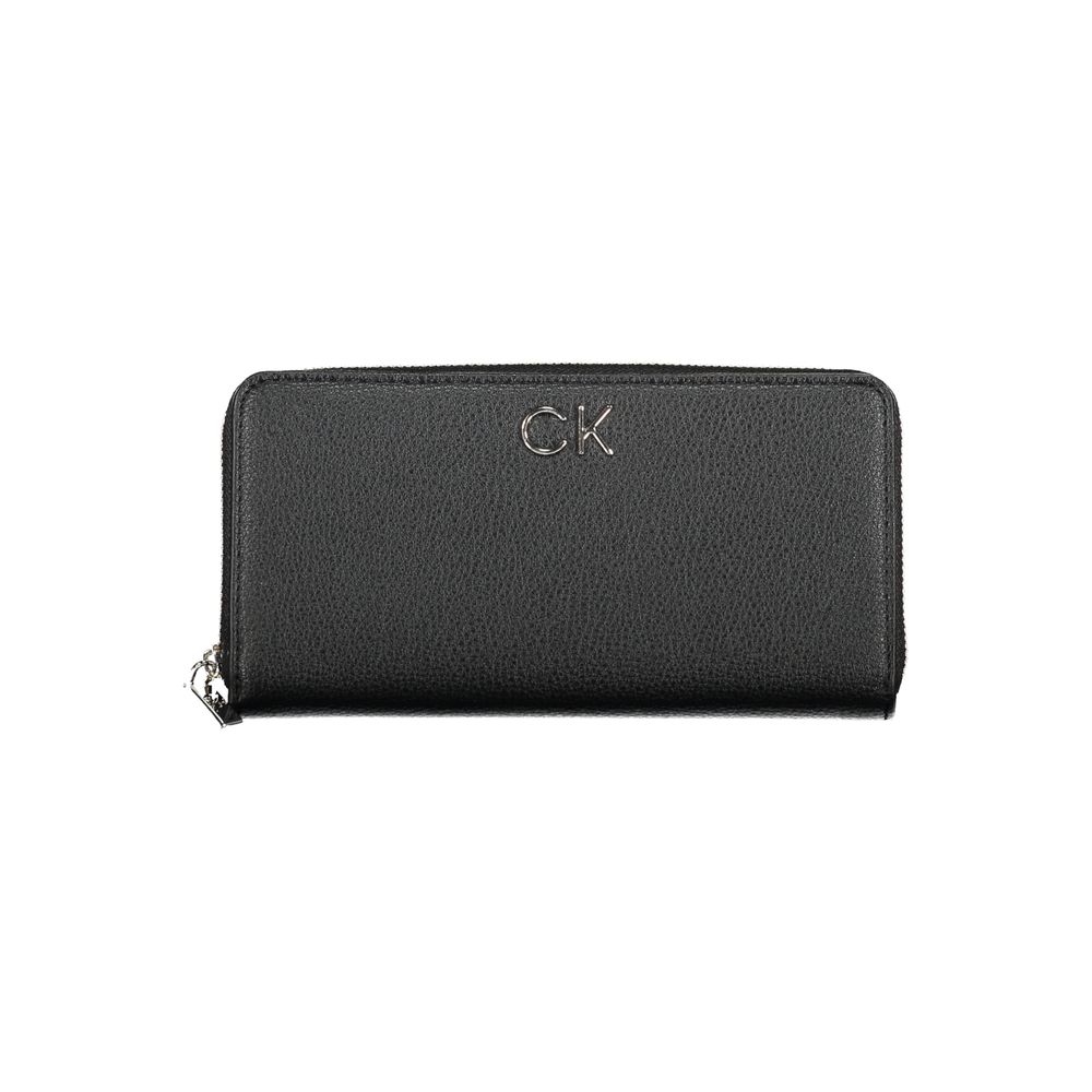 Portefeuille en polyéthylène noir Calvin Klein