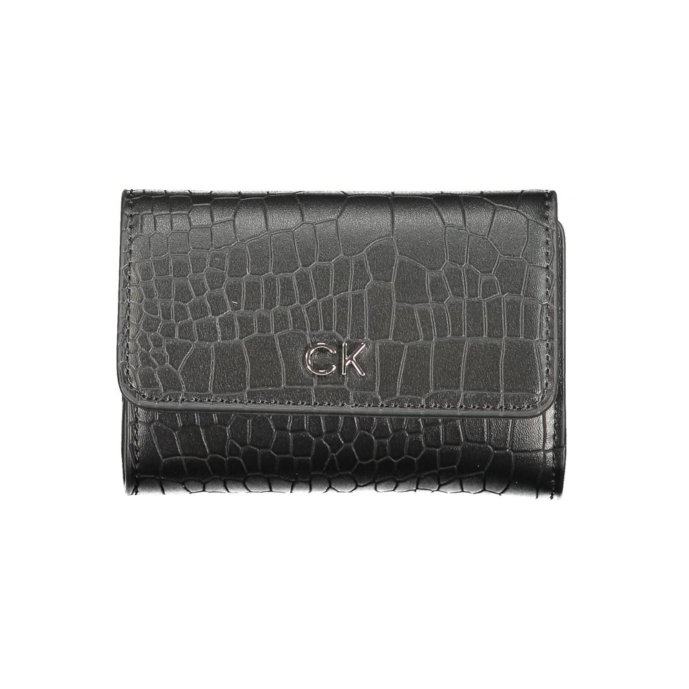 Portefeuille Calvin Klein en polyester noir