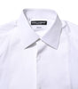 Dolce & Gabbana White Cotton GOLD Bib Poplin Formal Shirt