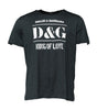Dolce & Gabbana Black Cotton Printed Short Sleeves T-shirt