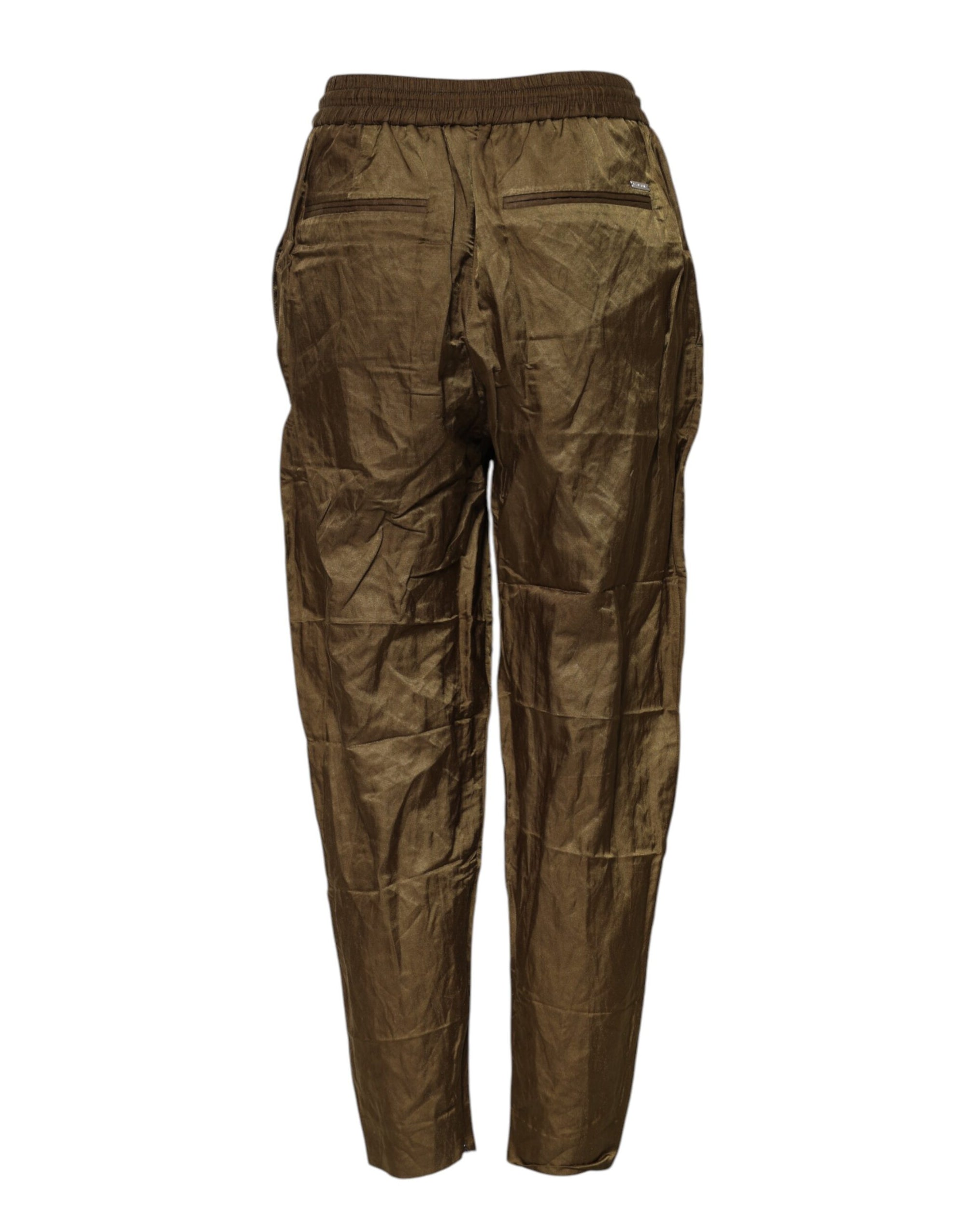 Pantalon de survêtement taille moyenne marron Dsquared² pour femme