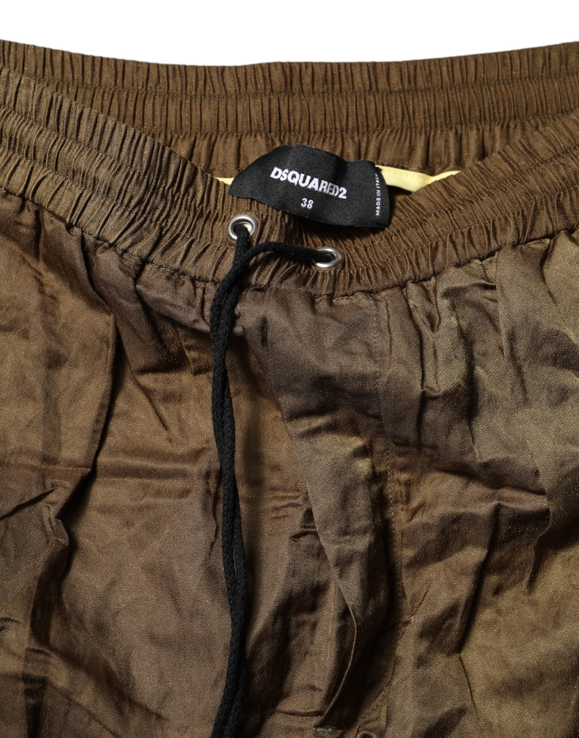 Pantalon de survêtement taille moyenne marron Dsquared² pour femme