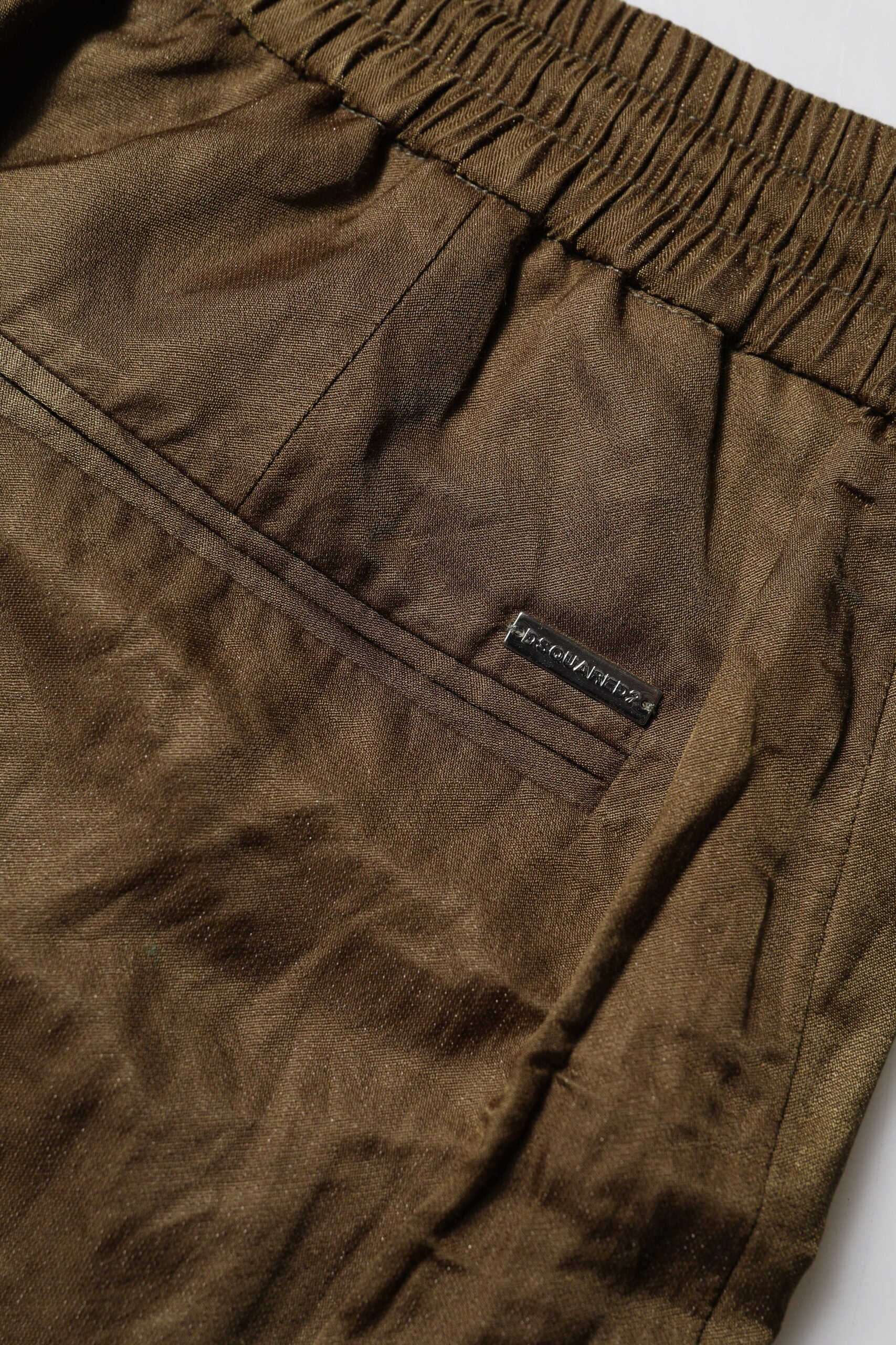Pantalon de survêtement taille moyenne marron Dsquared² pour femme