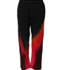 Dsquared² Black Red Cotton Straight Fit Jogger Pants