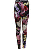 Dolce & Gabbana Multicolor Floral Legging Stretch Waist Pants