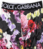 Dolce & Gabbana Multicolor Floral Legging Stretch Waist Pants