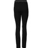 Dolce & Gabbana Black Wool Leggings Stretch Pants