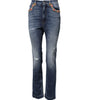 Dolce & Gabbana Blue Rhinestone Embellished Denim Jeans