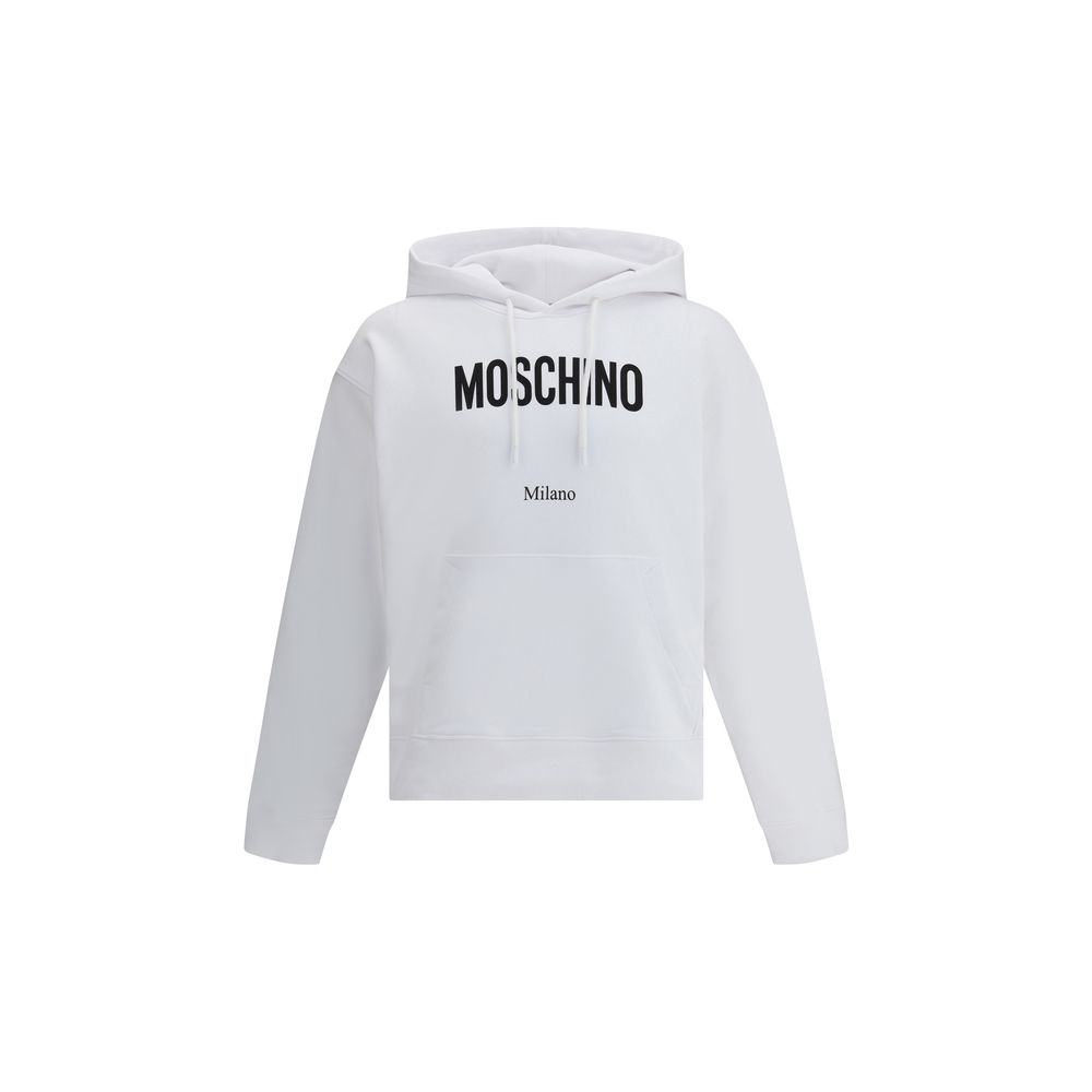 Sweat à capuche avec logo Moschino