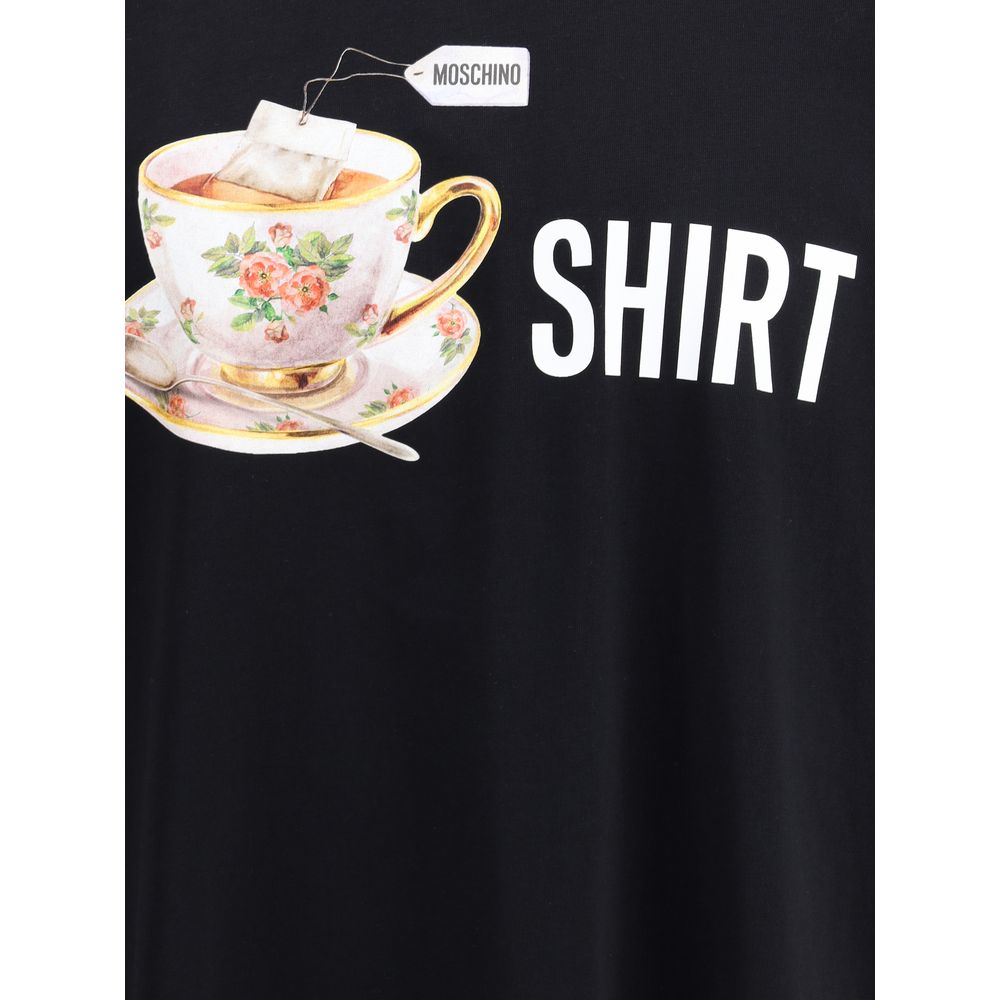 T-shirt Moschino blanc à imprimé maxi