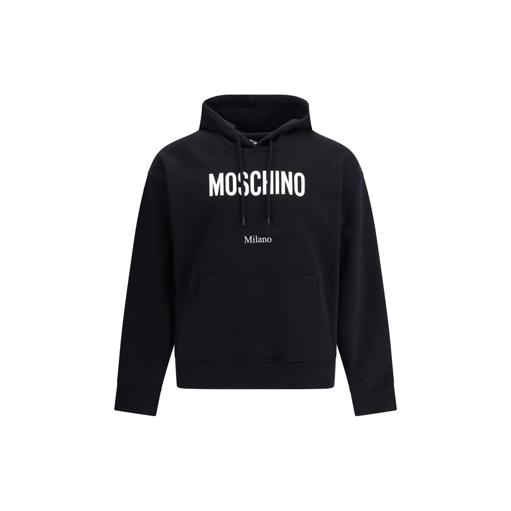 Sweat à capuche avec logo Moschino