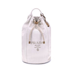 Sac seau en lin Prada