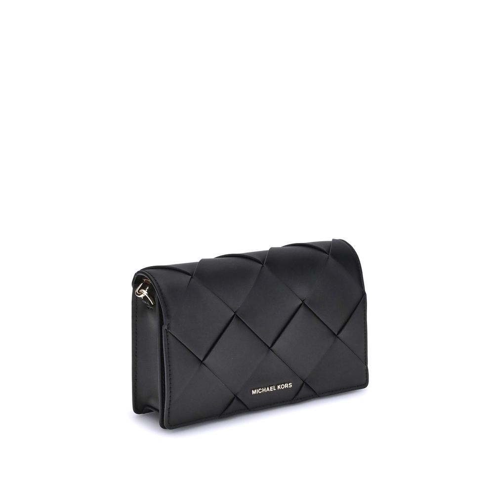 Michael Kors Woven leather Jet Set Shoulder Bag