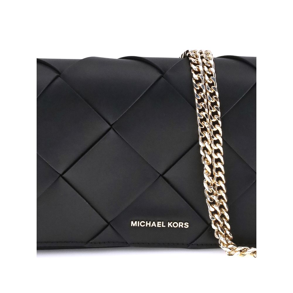 Sac à bandoulière Jet Set en cuir tressé Michael Kors