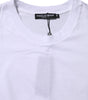 Dolce & Gabbana White Cotton Round Neck Short Sleeves T-shirt