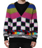 Dolce & Gabbana Multicolor Glitch Design Pullover Sweater