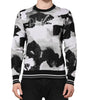 Dolce & Gabbana Multicolor Silk Camouflage Pullover Sweater
