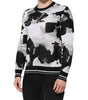 Dolce & Gabbana Multicolor Silk Camouflage Pullover Sweater