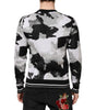 Dolce & Gabbana Multicolor Silk Camouflage Pullover Sweater