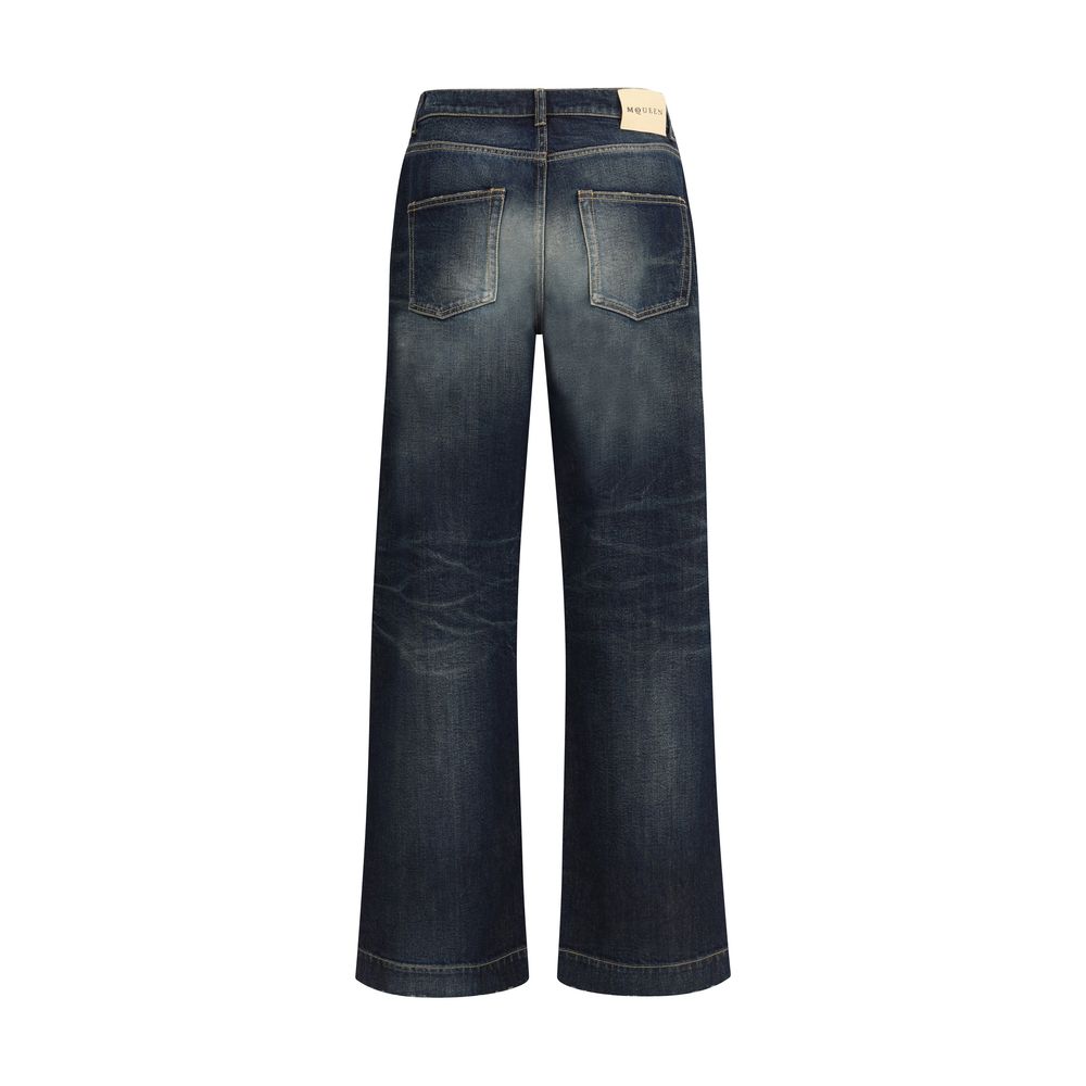 Jean effet vintage Alexander McQueen