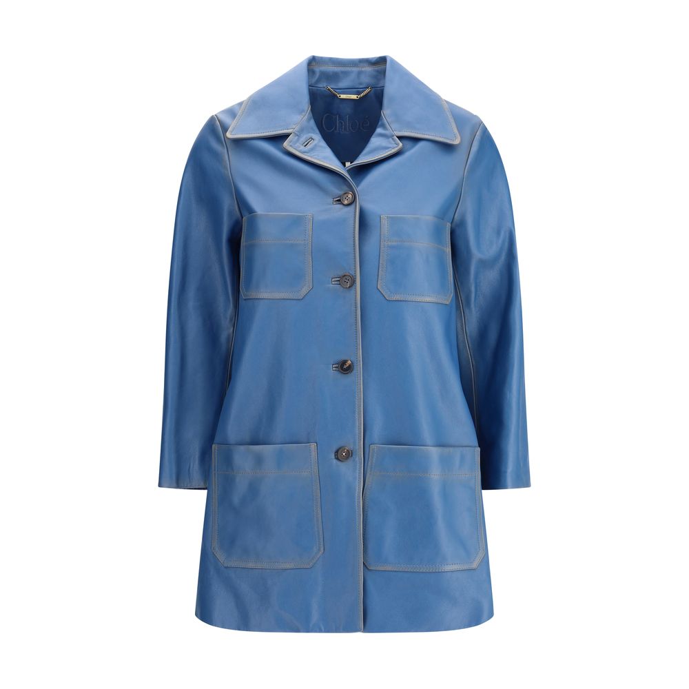 Manteau en cuir Chloé