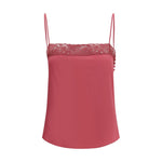 Chloé crêpe de chine and lace Top
