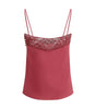 Chloé crêpe de chine and lace Top