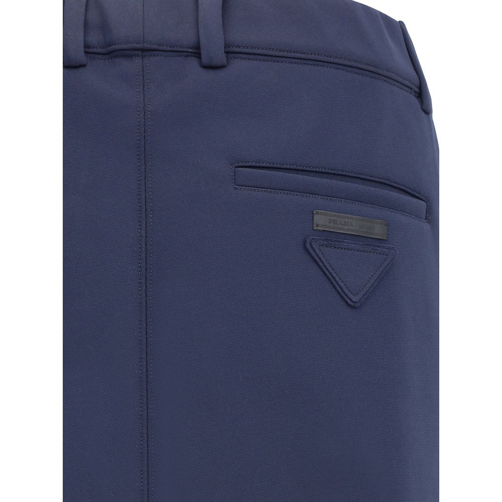 Pantalon en jersey Prada