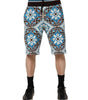Dolce &amp; Gabbana Bermuda en coton multicolore à imprimé Maiolica