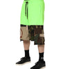 Bermuda cargo patchwork vert Dolce &amp; Gabbana pour homme