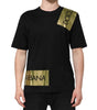 Dolce & Gabbana Black Logo Tape Cotton Men Crew Neck T-shirt