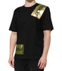 Dolce & Gabbana Black Logo Tape Cotton Men Crew Neck T-shirt