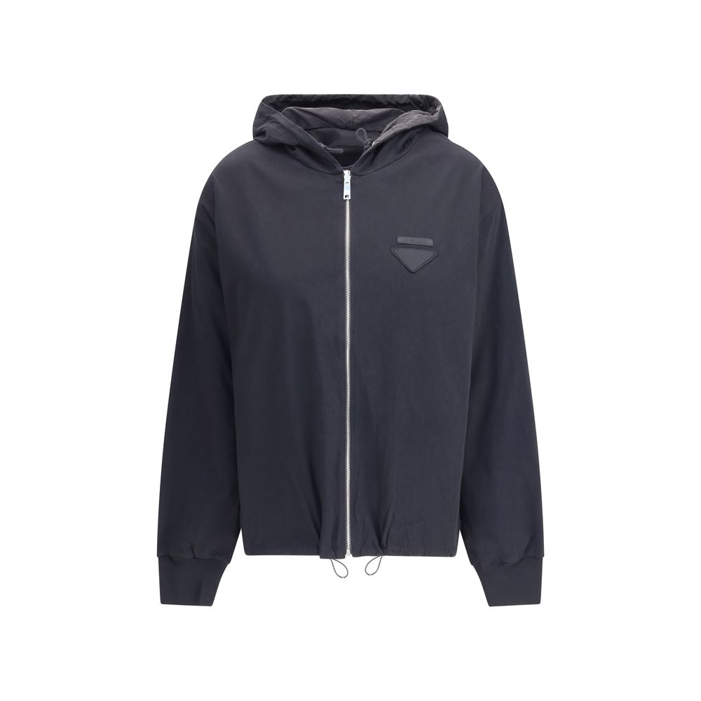 Veste à capuche réversible Prada
