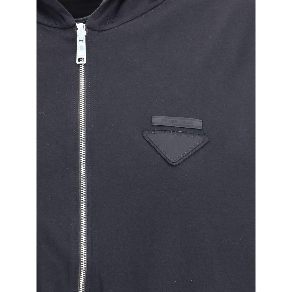 Veste à capuche réversible Prada