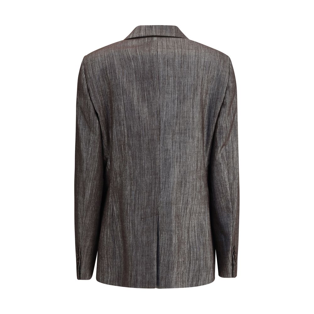Blazer en tissu Lurex Brunello Cucinelli