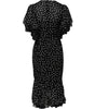 Dolce & Gabbana Black White Lace Polka Dot Chiffon Dress