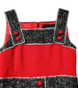 Dolce & Gabbana Red Wool Sleeveless A-line Flared Mini Dress
