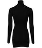 Dolce & Gabbana Black Long Sleeves Turtle Neck Mini Dress