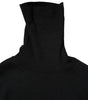 Dolce & Gabbana Black Long Sleeves Turtle Neck Mini Dress