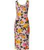 Dolce & Gabbana Multicolor Floral Knee Length Sheath Dress