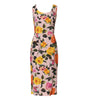 Dolce & Gabbana Multicolor Floral Knee Length Sheath Dress